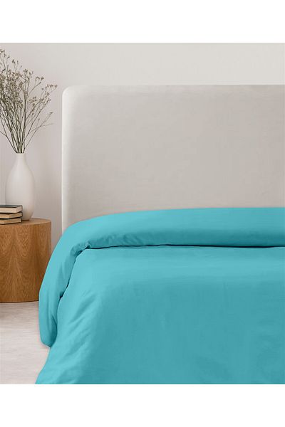 Evim Cotton 200X220 cm Turquoise Akfil Duvet Cover under Sariyerlik Kacsaklık Fabric