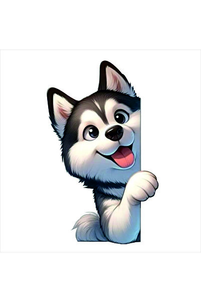 SEÇ ملصق متعدد الأغراض للكمبيوتر المحمول للسيارة Husky (15X9CM).