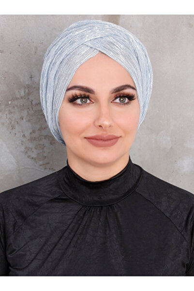 Differenza Baby Blue Glitter Wrapped Bonnet