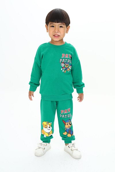My Kids Wear Non-Raised Patterned Three Thread Set for Boy
