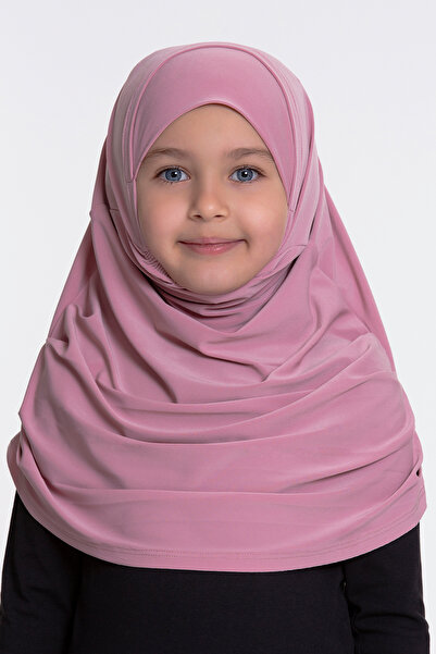 HÜRREM BONE Șapcă hijab practică și cu bonetă pentru copii - țesătură nisipoa...