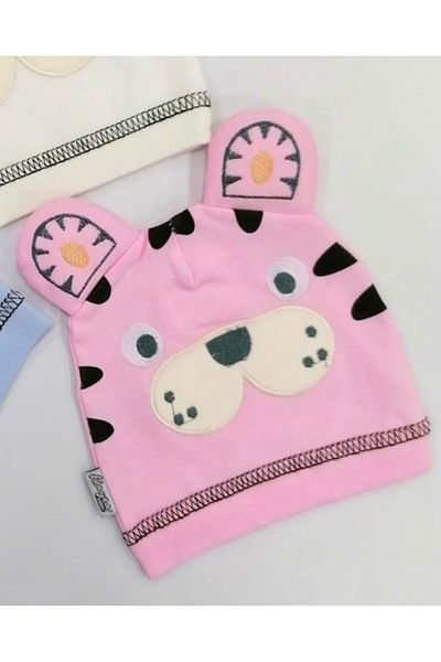 kayra baby Baby Beanie with Ears Fit 0-12 Months