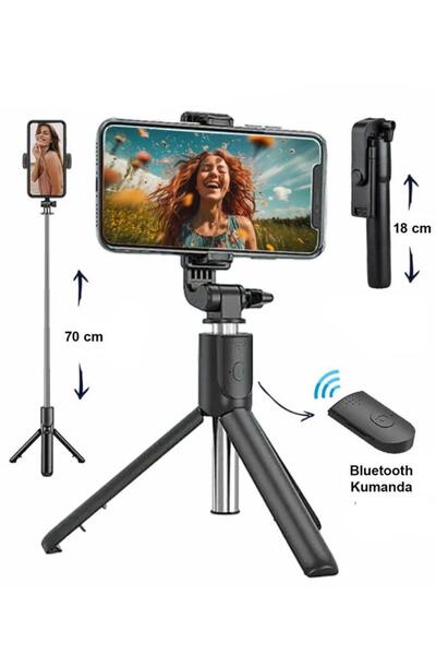 DEMPOWER Ayaklı Siyah Mini Tripod