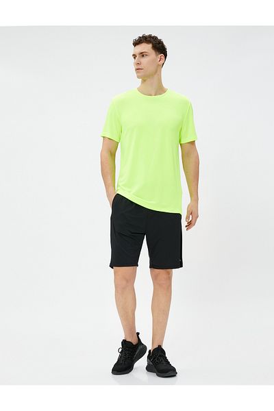 Koton Basic αθλητικό μπλουζάκι με κοντό μανίκι με λεπτομέρεια σλόγκαν