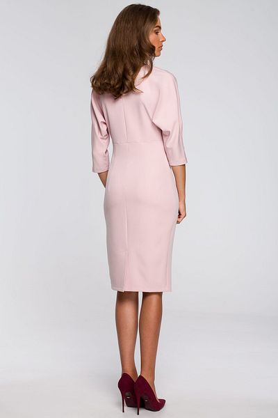 Stylove Dress with darts and kimono sleeves