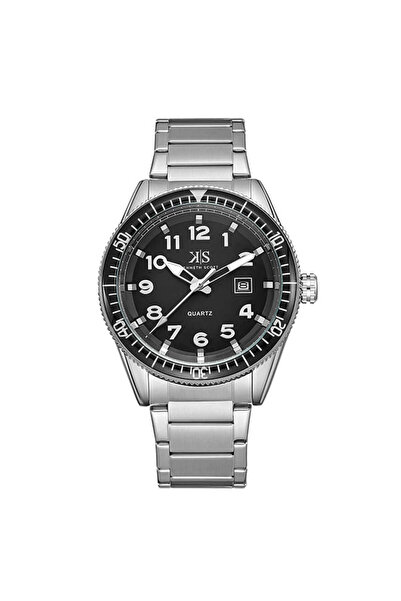 Kenneth Scott Men's Analog Black Dial Watch - K23028-SBSB