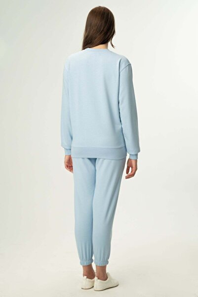 WWF Market Panda Soft Fleece Women's Sweatpants - Baby Blue