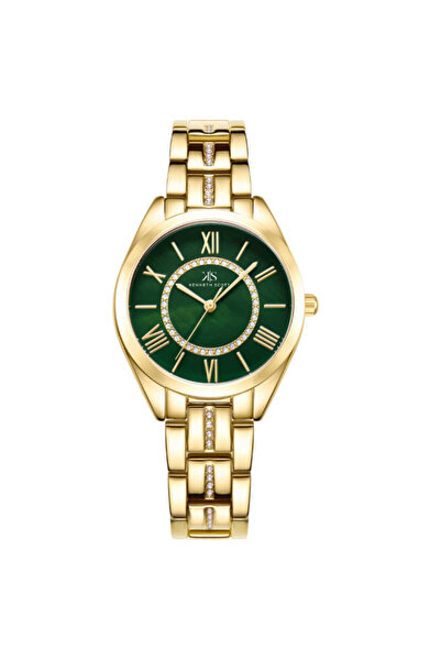 Kenneth Scott Women's Analog Green Dial Watch - K23510-GBGH