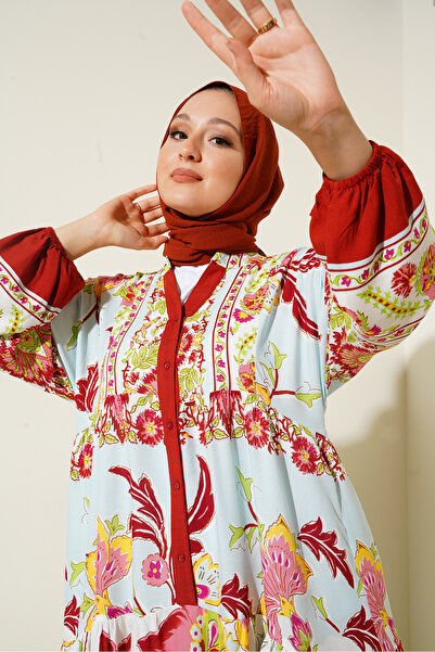Bigdart 2423 Rochie Hijab Authentic Model - D. Claret Red