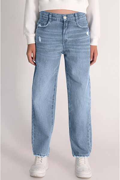 DMB BOYS & GIRLS Çaren Kids- Pantaloni drepti din denim până la gleznă