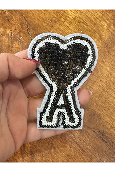 Gönülden Tasarım SLOVO A APLIKACIJA KOJA SE ZALIJEPLJA GLAĐENJEM, 9X7 CM