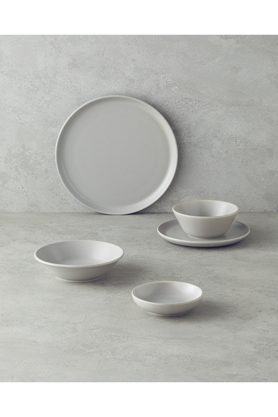 English Home Mile Seramik Kase 15 cm Gri