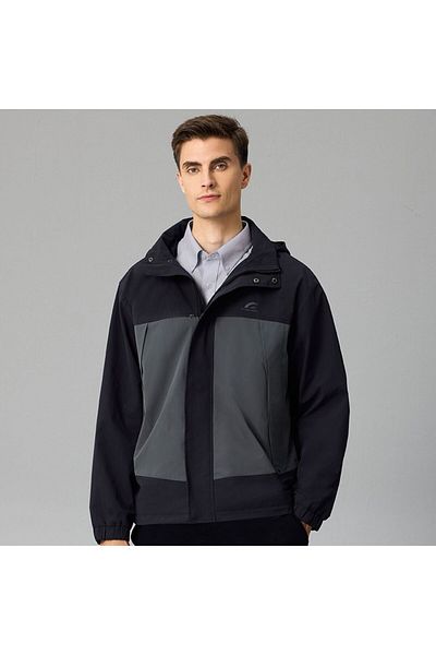 Giordano Men's G-Motion Lightweight Full Zipper Windbreaker Jacket