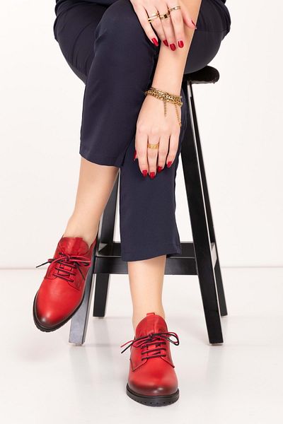 Gondol Pantofi casual de damă din piele naturală în interior și exterior alsx.334
