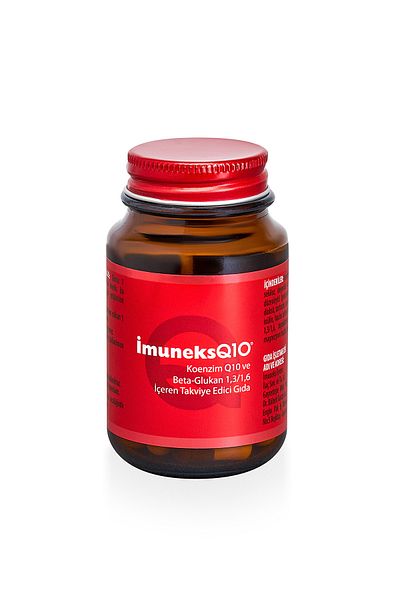Imuneks Q10 ®   Containing Beta Glucan and Coenzyme Q10 - Food Supplement