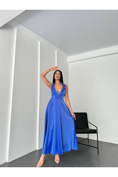 Sıppa Satin Tie Dress
