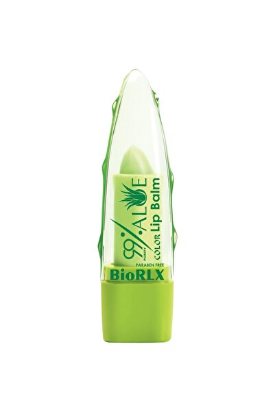 BioRLX Dudak Balmı %99 Aloe Vera Renkli Dolgunlaştırıcı, Sıcaklıkta Renk Değişimi, Dudak Bakım 3,5 G