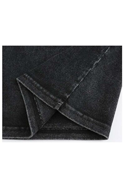 GOSSİP TEAM Washed Double Headed Eagle Printed Unisex Oversize Vintage T-Shirt