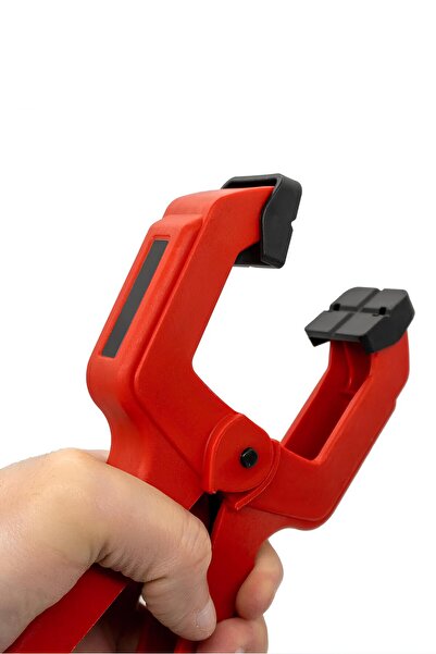 Badem10 Yaylı Kıskaç Mandal El Tip İşkence Kırmızı Klips Hobi 75 mm 3 inç 2 ADET