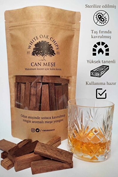 Can Meşe Amerikan Meşe Yongası Cipsi Çubuğu Orta Kavrulmuş 100 gr