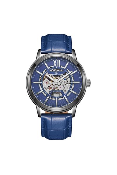 Kenneth Scott Men's Automatic  Blue Dial Watch - K24323-XLNN