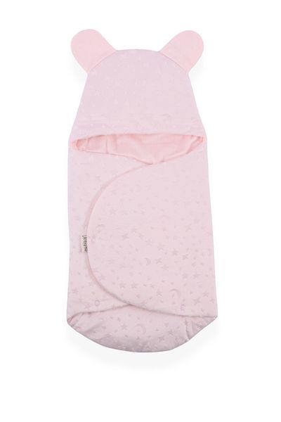 Bebitof Crescent Star Patterned Baby Swaddle and Blanket
