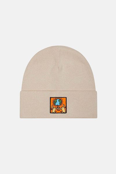WWF Market Keith Haring World Beanie - Μπεζ