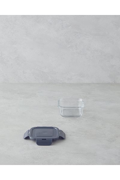 English Home Gray Fresh Ware Glass Storage Container - 375 ml