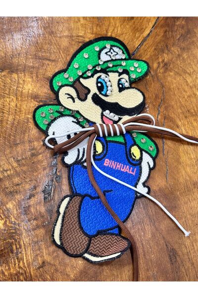 Gönülden Tasarım PUNCH ȚESUT ZIRCON PIATRĂ PERLE DECOR SUPER MARIO ARMĂ CUSUT...