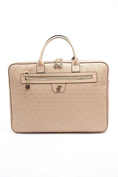 Silver Polo Silver & Polo Nut - حقيبة كمبيوتر محمول وحقيبة نسائية S.nut Sp1175