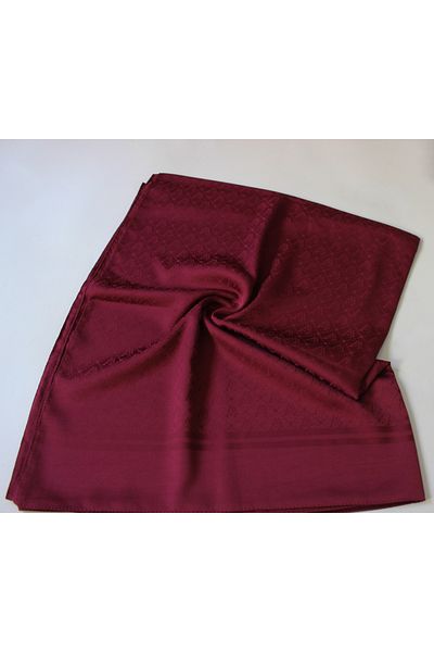 QUM İPEK Ιταλικό Σάλι Jacquard V με σχέδιο - Cherry