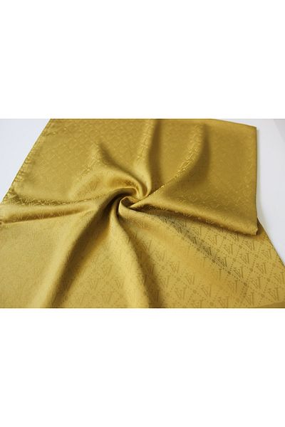 QUM İPEK Ιταλικό Σάλι Jacquard V με σχέδιο - Ελιά