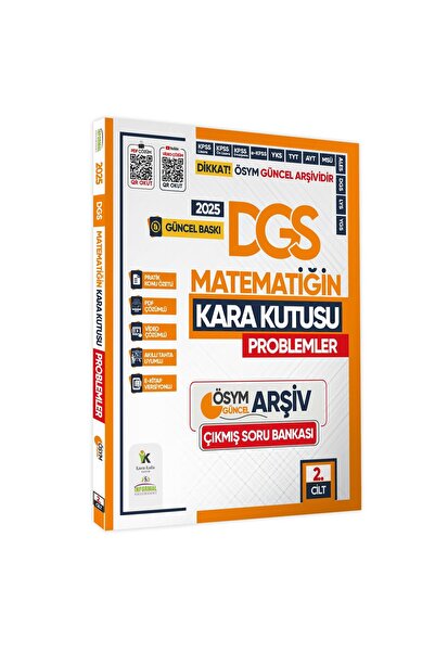 Karakutu Yayınları 2025 DGS Matematiğin Kara Kutusu 2.Cilt PROBLEMLER ÖSYM Çı...