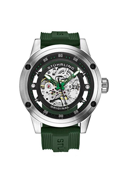 Stührling Erkek Yeşil 50 mm Otomatik Kol Saati 314r.3316d71