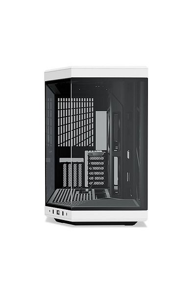 HYTE Y70 Panda USB 3.2 E-Atx Dual Chamber Mid Tower Gaming Case - Tempered Glass (Cs-Hyte-Y70-Bw)