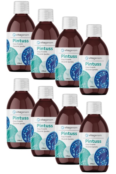 Pintuss Koyu Kıvamlı Şurubu (8 Kutu)