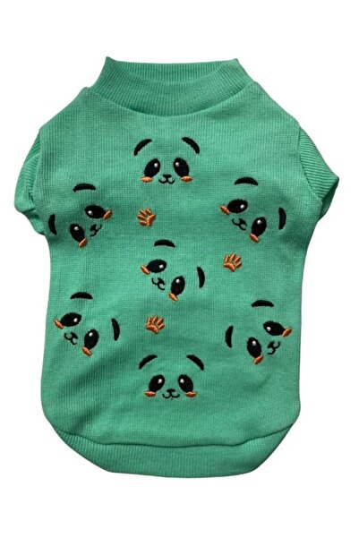 GedyCo PANDA - YEŞİL KAŞKORSE BASIC SWEATSHIRT