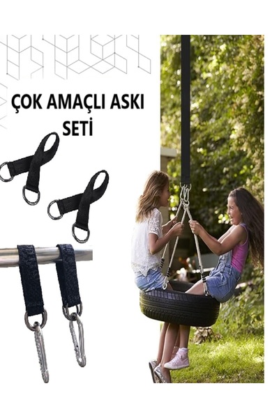 Ferdys Çok Amaçlı Asma Kayışı, Hamak ve Salıncak Askısı, Puset Askısı, Spor A...