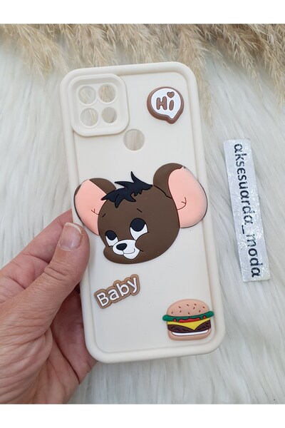 Aksesuarda Moda حافظة سيليكون متوافقة مع هاتف OPPO A15 - A15S