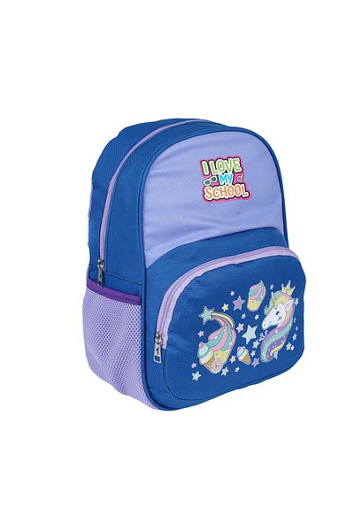 Relaxion 3030 Geantă de grădiniță cu model unicorn bleumarin liliac