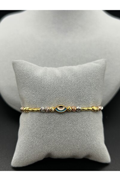 stainless steell Nasar Göz Kuyum Model Dorika Pirinç Bileklik