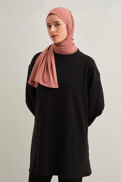 Armine Active Shawl Ort500 - Dusty Rose Tape Detail