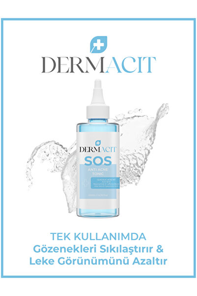 DERMACIT Sivilce ve Akne Karşıtı, Gözenek Sıkılaştırıcı Glikolik Asit Tonik 2...