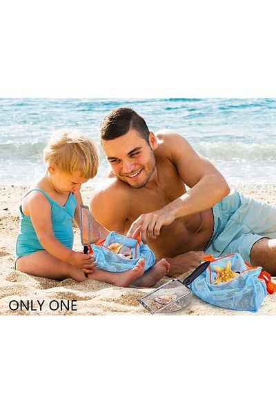 YDGR Beach Mesh Shovel for Collecting Seashells, Kids Filter Sand Sifter Scoop for Collecting Seashells