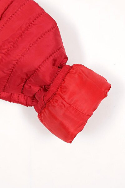 zepkids Hooded Long Sleeve Burgundy Color Coat