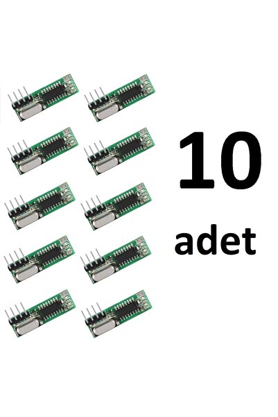 FÖF (10lu set)433MHz RF Alıcı Modül - Kablosuz Haberleşme Modülü