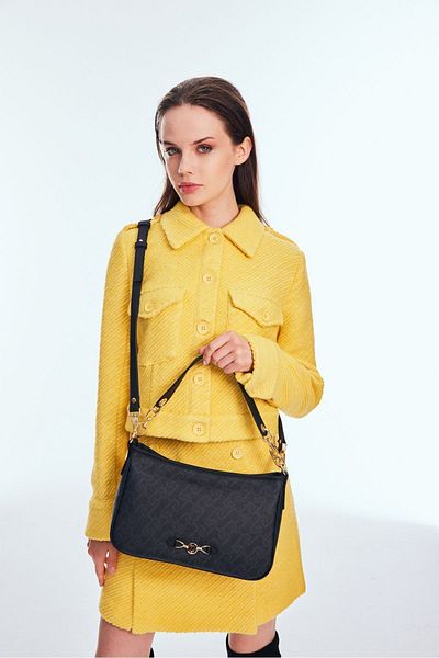 U.S. Polo Assn. Us24507 Geantă de umăr pentru femei model neagră