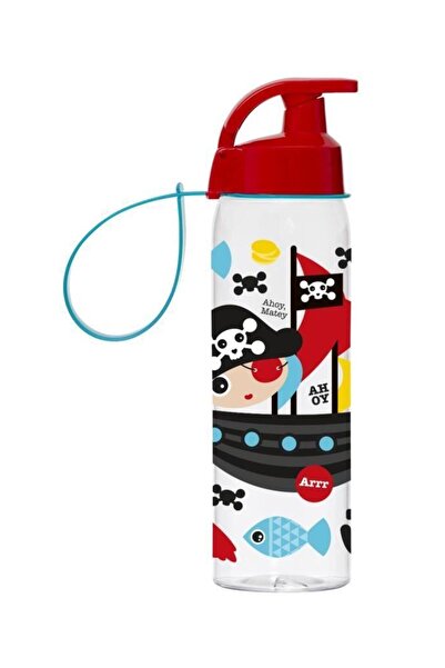 Herevin قارورة قرصان منقوشة سعة 0.5 لتر