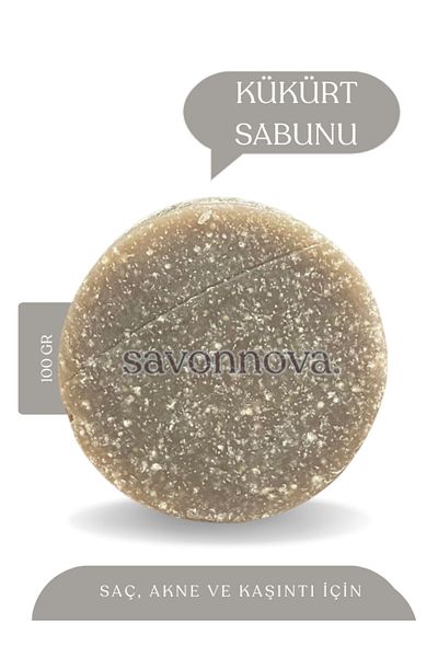 Kozmetigo Natural Sulfur Soap Soap Without Additives