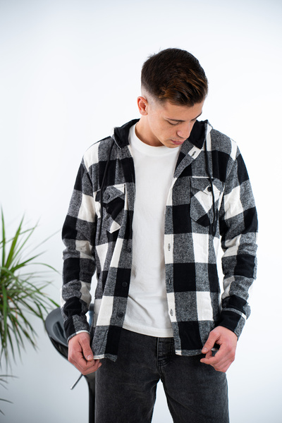 ATZ GÖMLEK Kapüşonlu Oduncu Gömlek